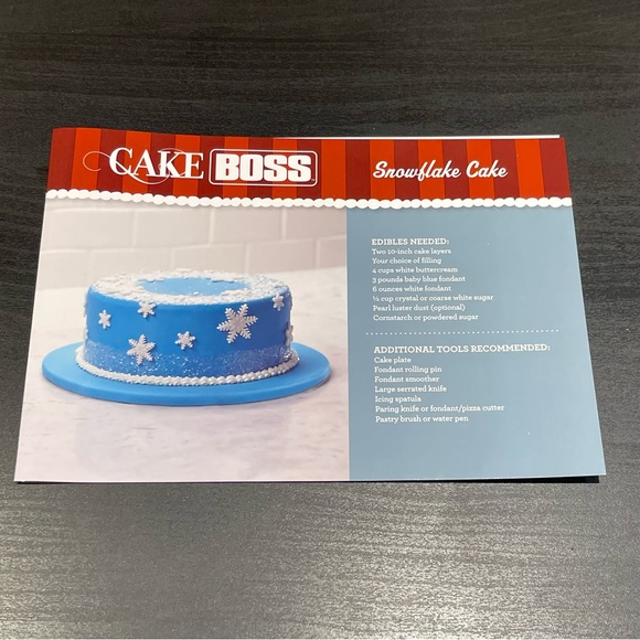 Cake Boss Winter Decorating Kit 25 Pieces Cutters Icing Bags Decorating Tips NEW - Picture 7 of 10